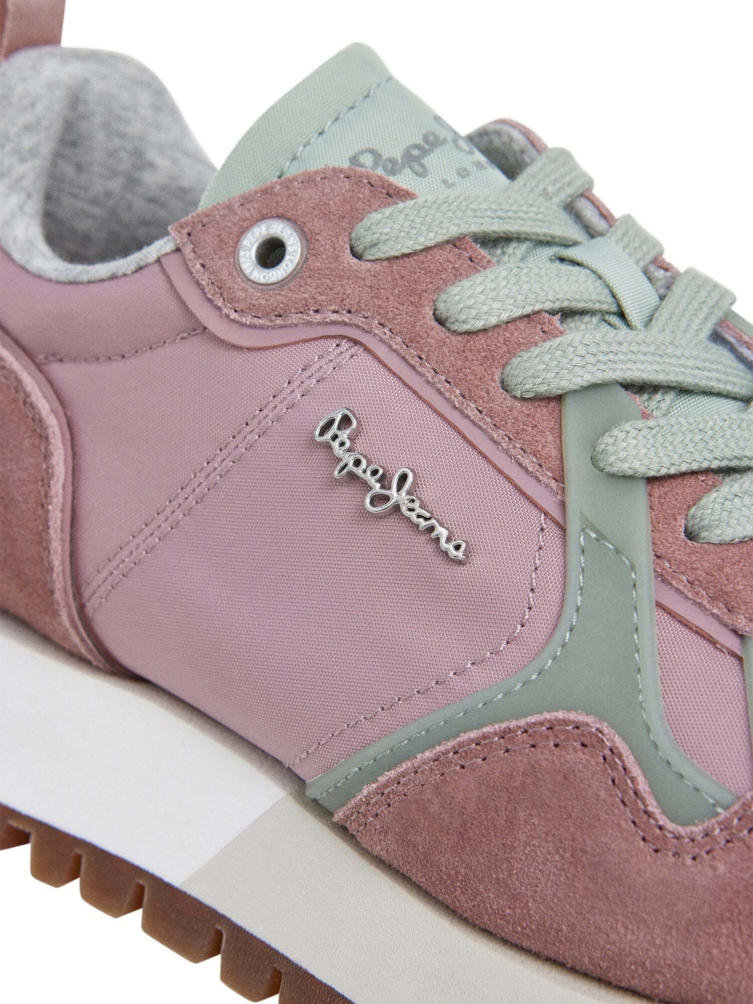Pepe Jeans Platform trainers 'Ari Snug' in Pink