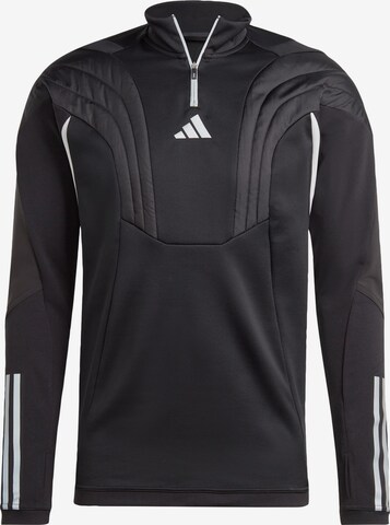 ADIDAS PERFORMANCE Athletic Sweatshirt in Black: front