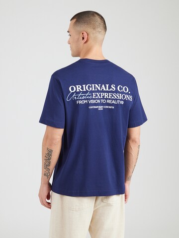 Maglietta 'JWHISLINGTON' di JACK & JONES in blu: frontale