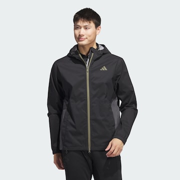 ADIDAS PERFORMANCE Outdoor jacket 'RAIN.RDY' in Black: front