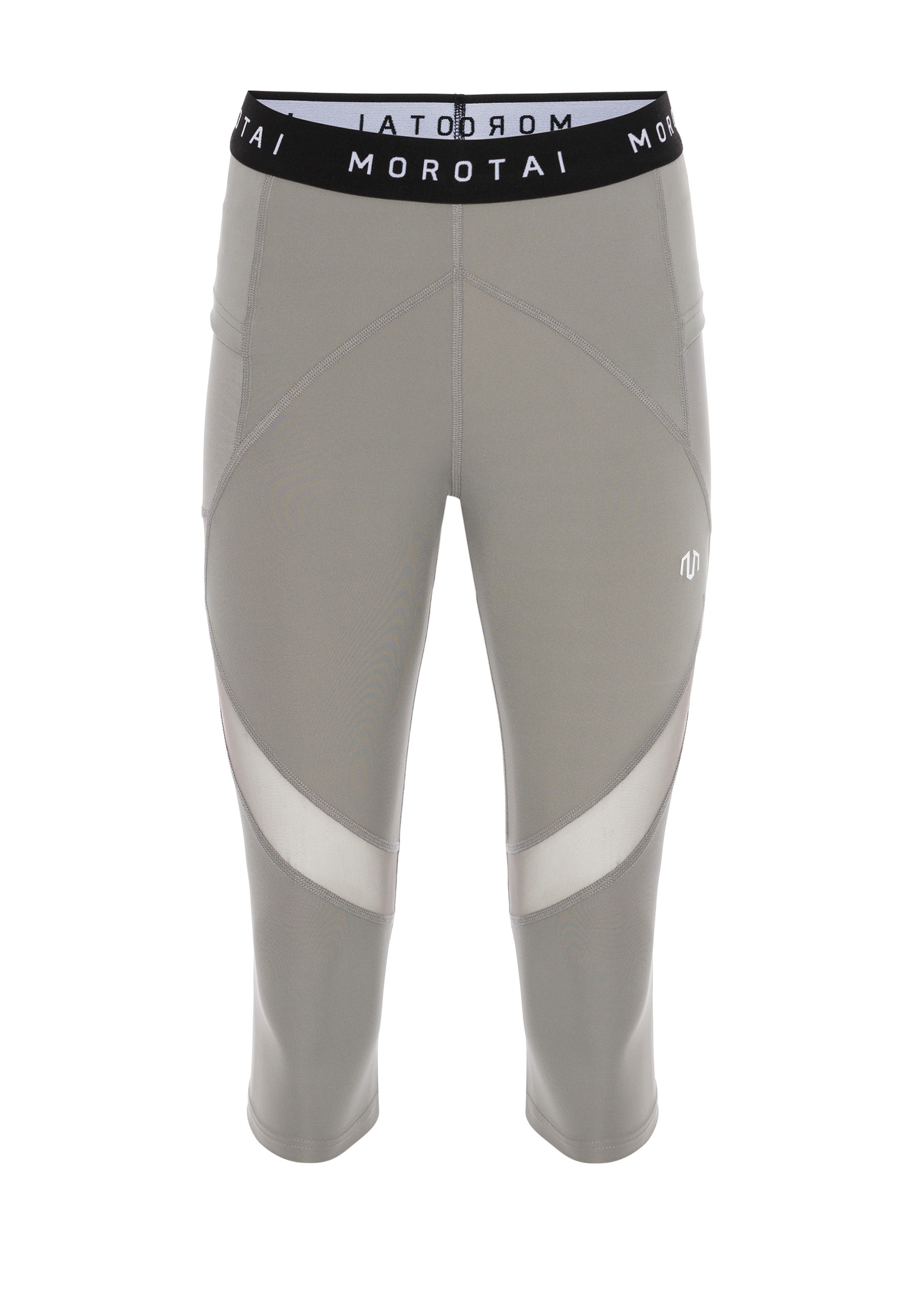 MOROTAI Skinny Workout Pants in Grey: front