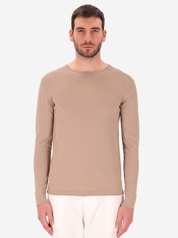 Distretto12 Trui 'Zefer' in Beige: voorkant