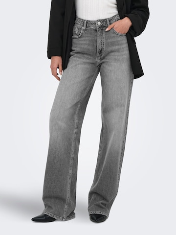 ONLY Wide leg Τζιν 'ONLJUICY' σε γκρι: μπροστά