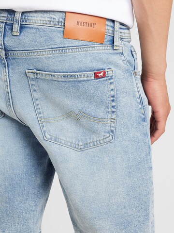 MUSTANG Loosefit Shorts 'DENVER' in Blau