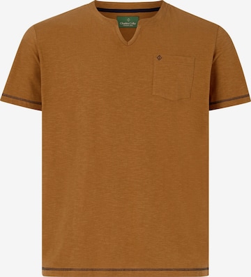 Charles Colby Shirt 'Earl Karlo' in Orange