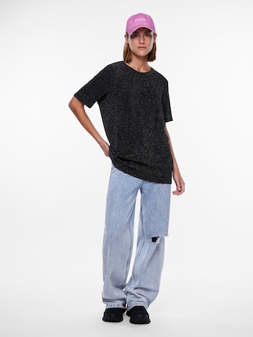 PIECES Oversize t-shirt 'Lina' i svart