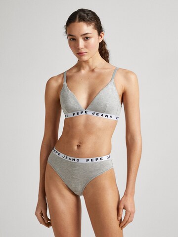 Pepe Jeans Triangel BH in Grau