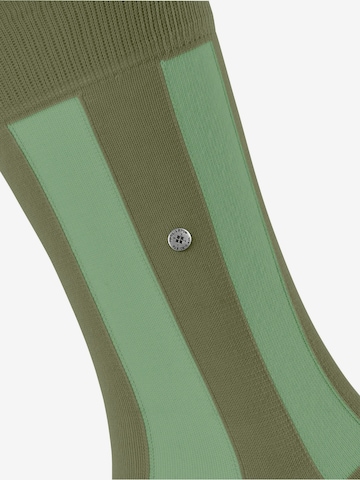 BURLINGTON Socks 'Retro Lines' in Green: front