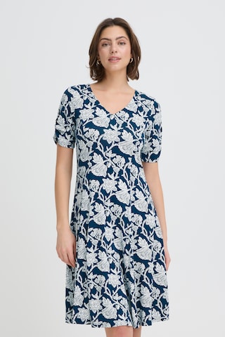 Fransa Dress in Blue: front