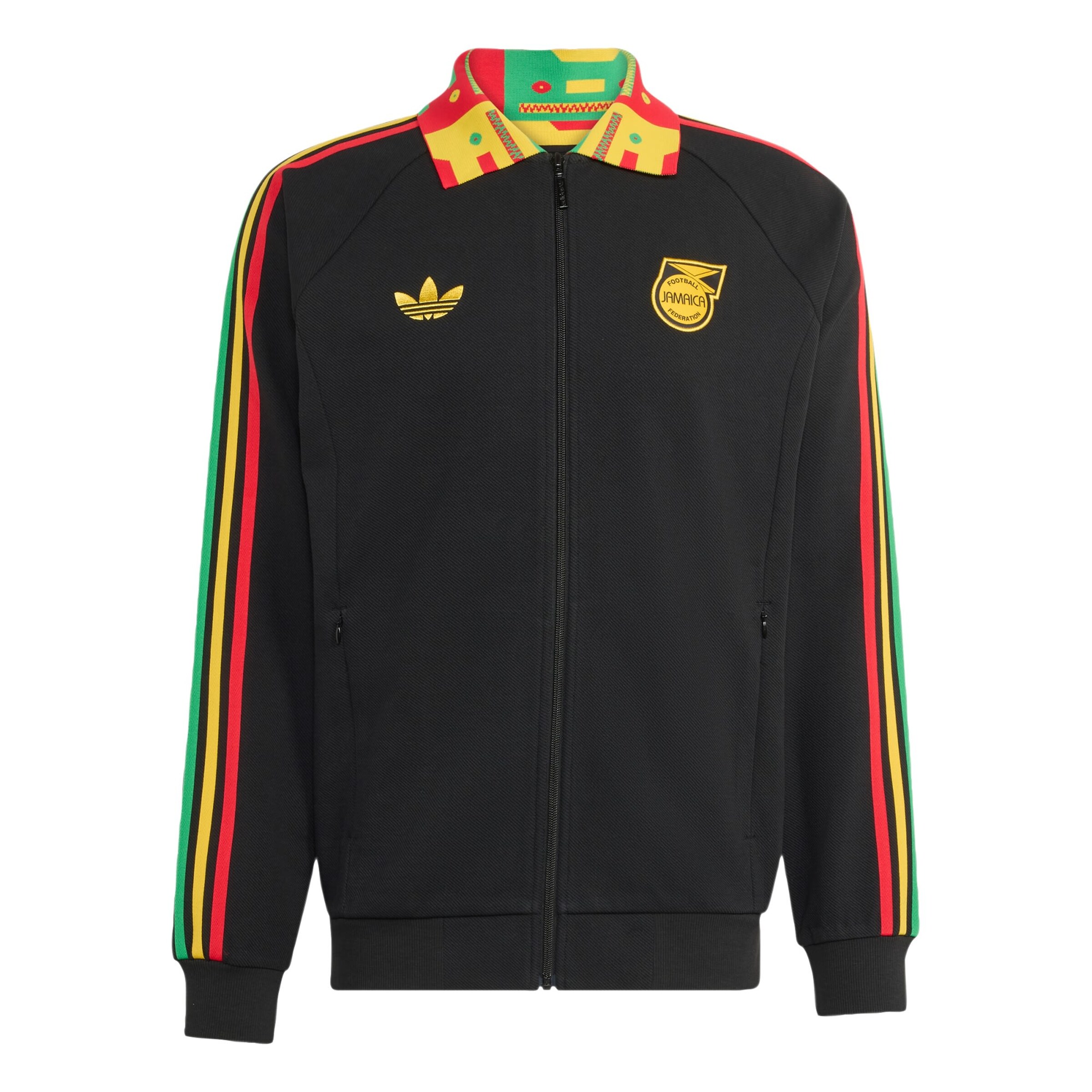 Giacca di felpa sportiva 'Jamaika x Bob Marley Anthem' ADIDAS PERFORMANCE di colore giallo oro / verde / rosso / nero, Visualizzazione prodotti