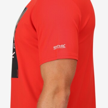 REGATTA Performance Shirt 'Fingal VII' in Red