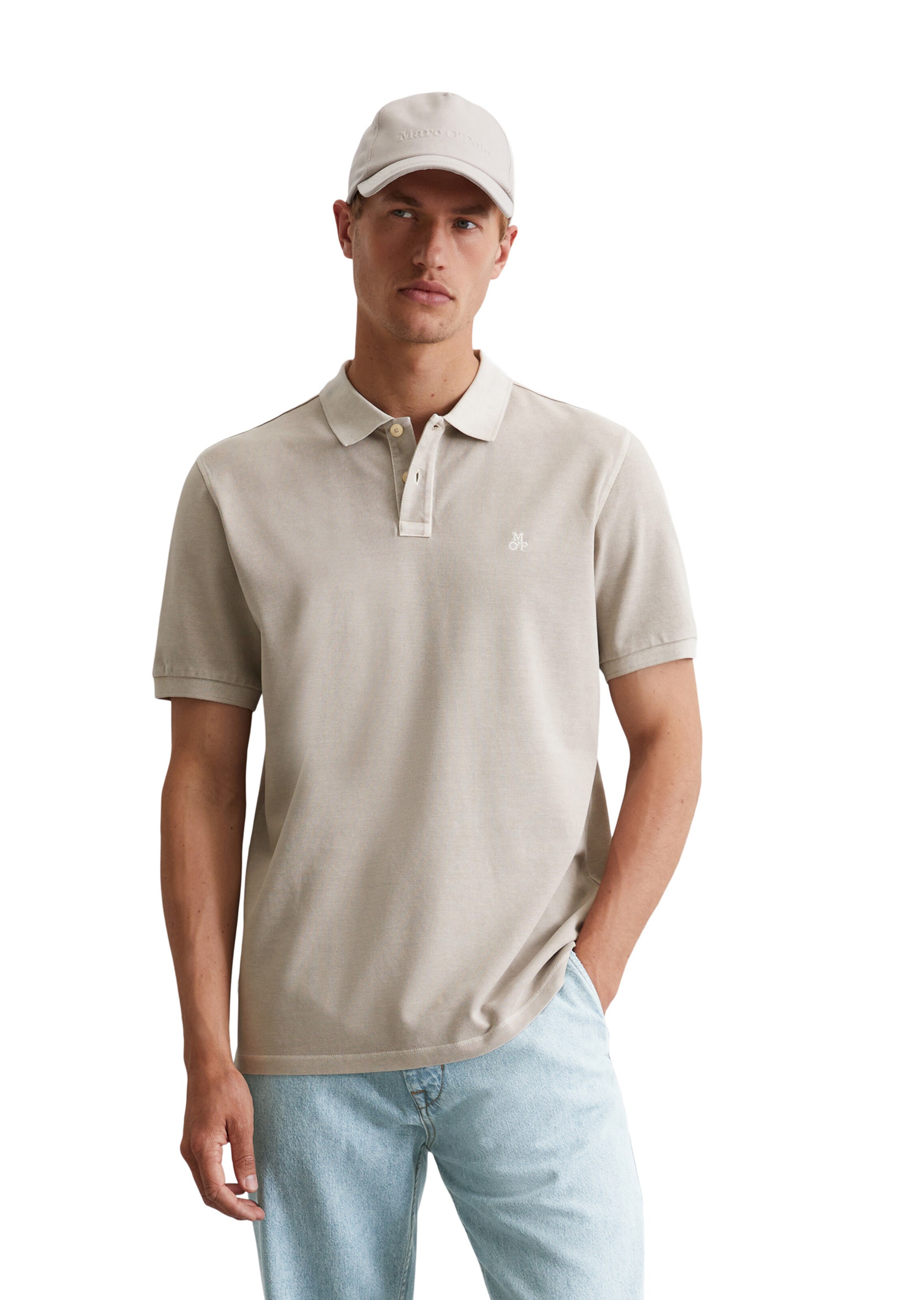 Marc O'Polo Shirt in Grijs: voorkant