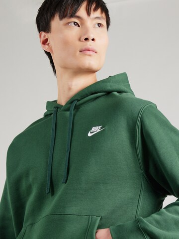 Nike Sportswear Rovný strih Mikina 'CLUB FLEECE' - Zelená