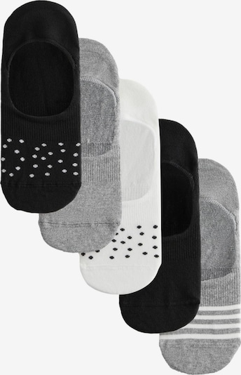 Next Avokassukat 'Invisible' koossa 35-40,5 värissä meleerattu harmaa / musta / valkoinen, Tuotenäkymä