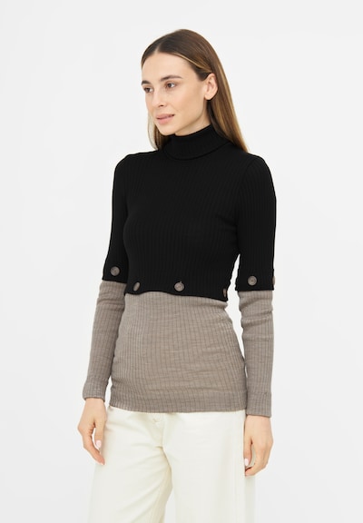 TOOche Sweater in Dark beige / Black, Item view