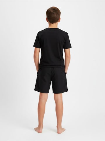 Shorts de bain 'Real Madrid Swim Shorts with Logo Print – Black' Cerdá en noir