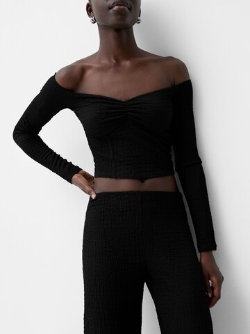 T-shirt Bershka en noir
