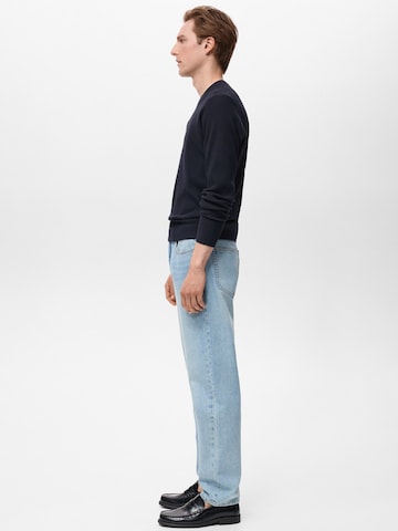 MANGO MAN Sweater 'ANTIGUA' in Blue