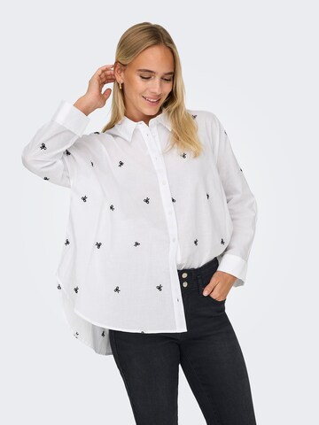 Chemisier 'ONLNEW LINA GRACE' ONLY en blanc