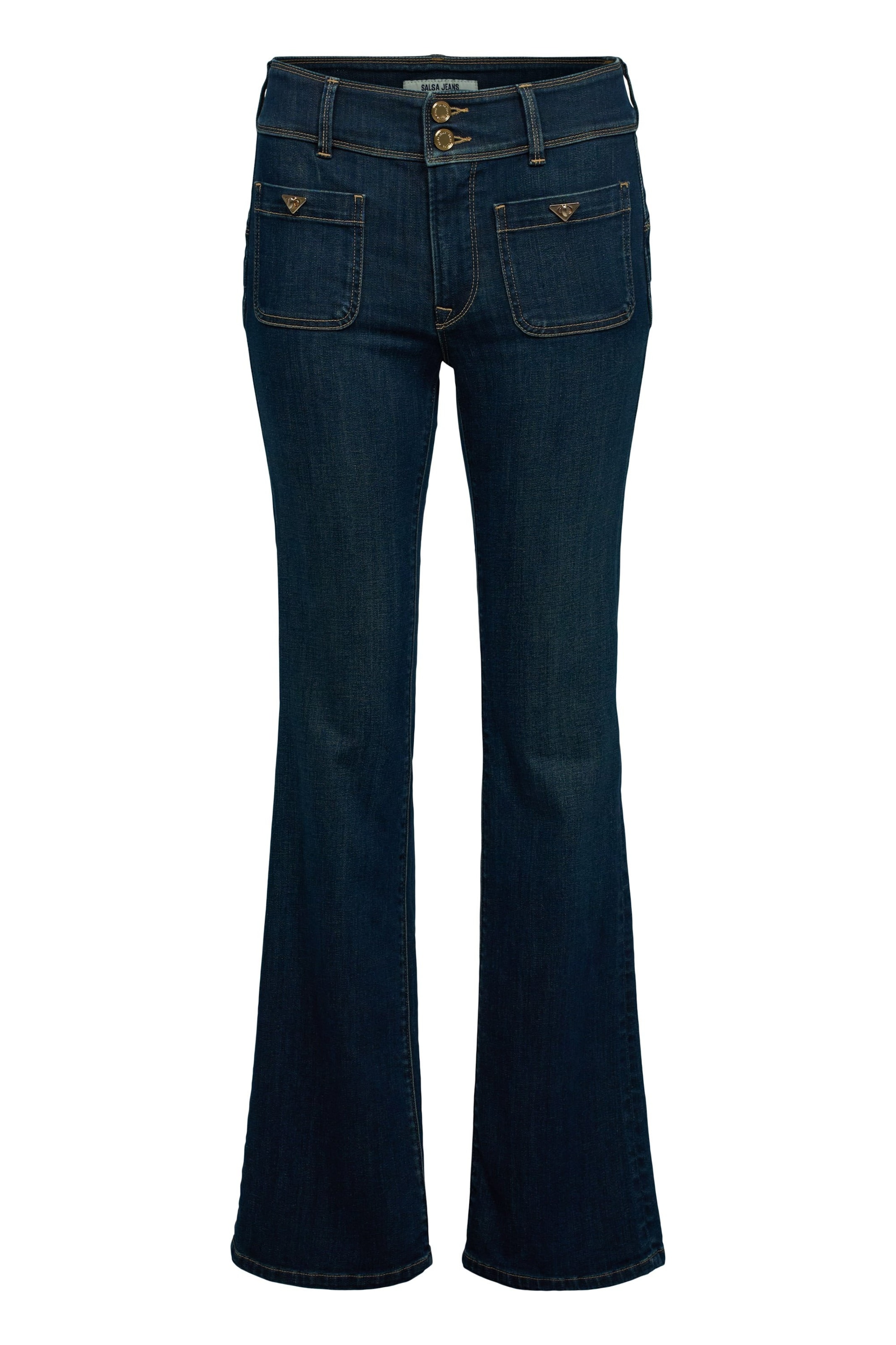 Skinny Jean Salsa Jeans en bleu : devant