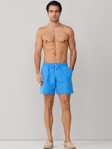 Hackett London Badeshorts in Blau