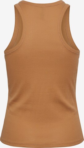 PIECES Top 'Ruka' in Brown