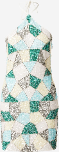 Kokteilinė suknelė iš Coast, spalva – šviesiai mėlyna / pastelinė geltona / žalia / sidabrinė, Prekių apžvalga