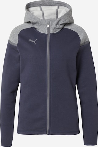 mėlyna PUMA Sportinis džemperis 'TeamCUP': priekis