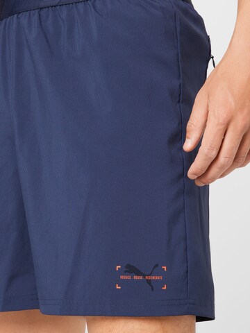 Regular Pantalon de sport PUMA en bleu