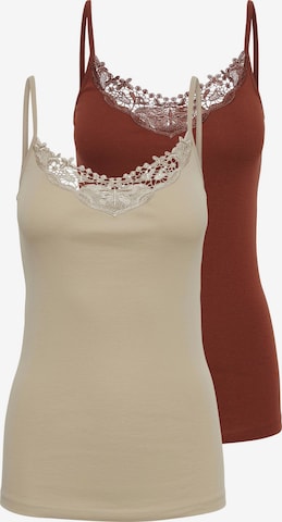 ONLY Top 'KIRA' in Beige: predná strana