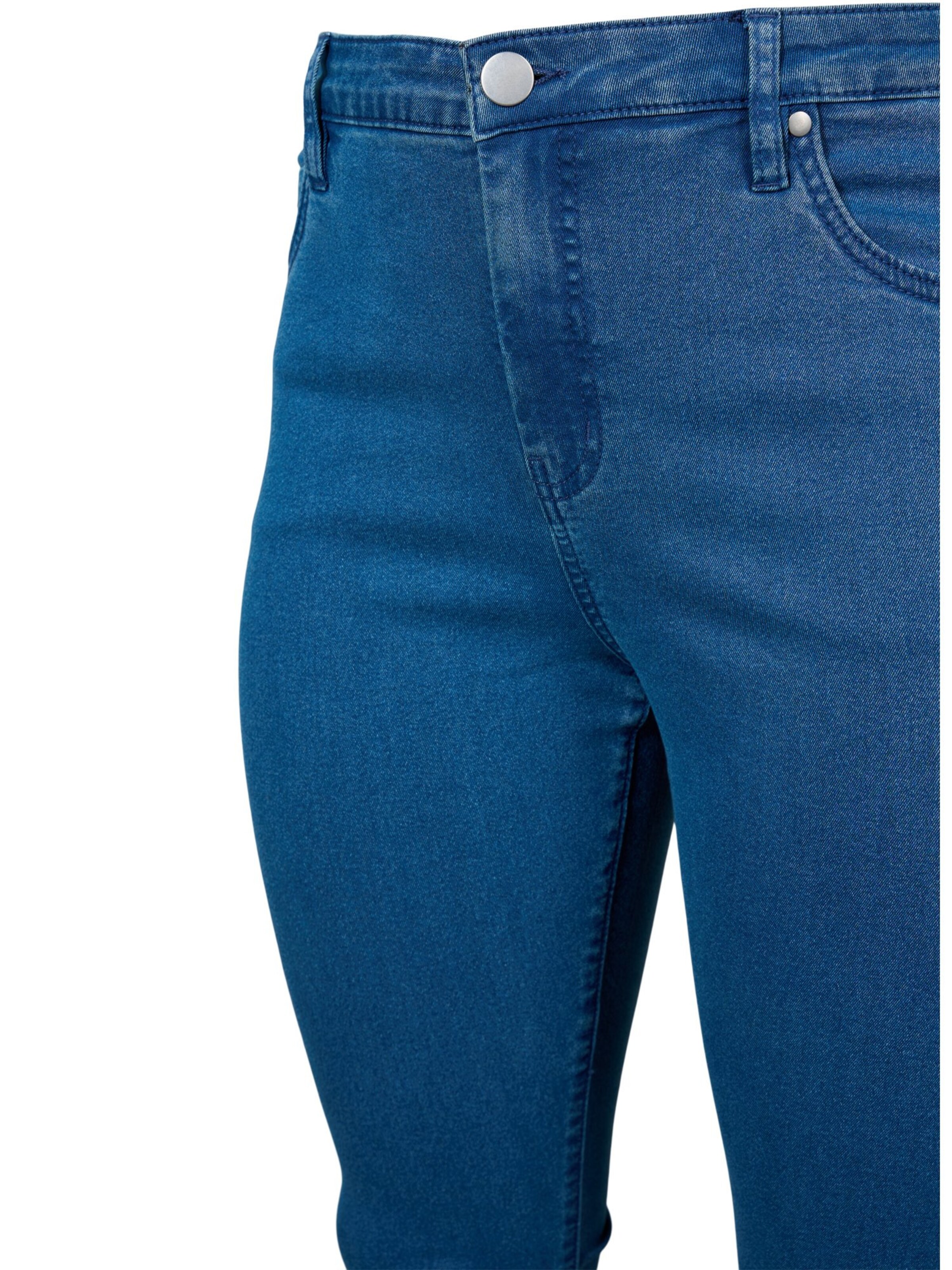 Zizzi Slimfit Kavbojke 'AMY' | modra barva