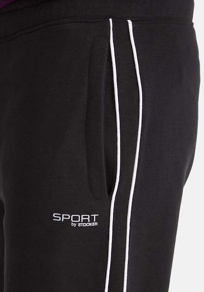Stooker Men Pantalon de sport 'SEAN' en M en noir, Vue avec produit