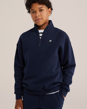WE Fashion - Sweatshirt em azul: frente
