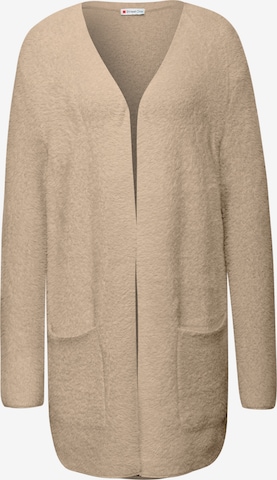STREET ONE Strickjacke in Beige: Vorderseite