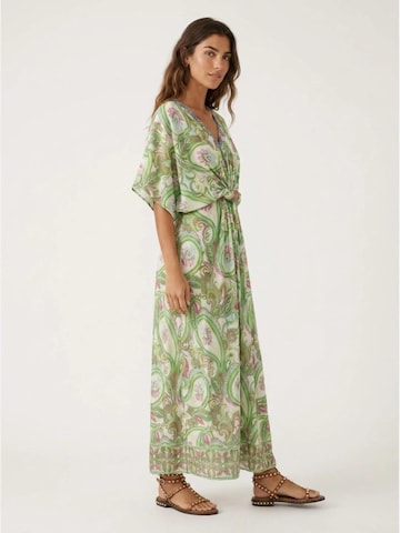 Miss June Jurk 'Robe Longue Emmy' in Groen