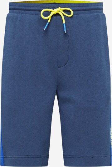 BOSS ATHLEISURE Nohavice 'Headlo 1' - modrá / námornícka modrá / žltá, Produkt