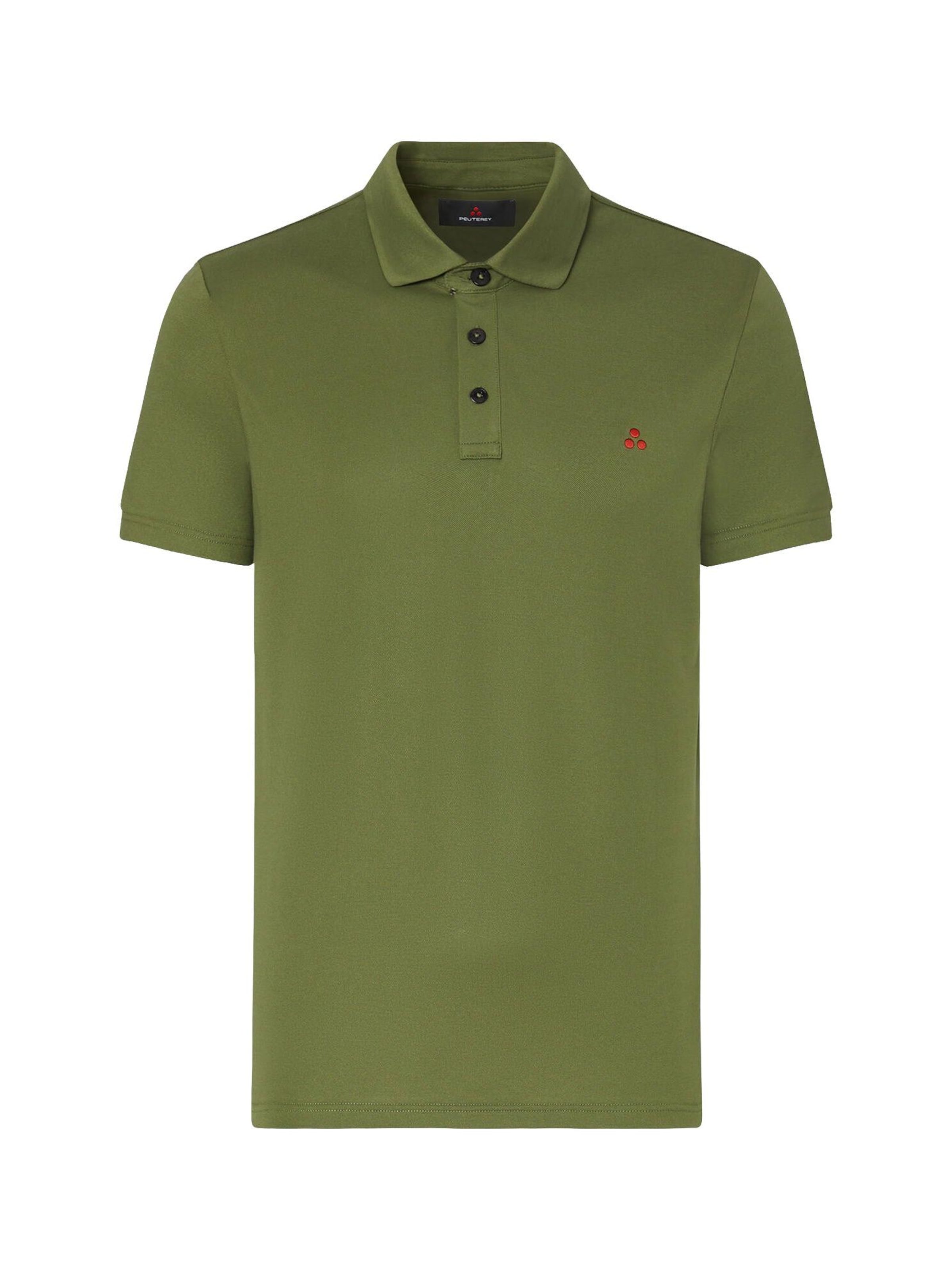 Peuterey Shirt 'PEUTEREY MEZZOLA 02 T-Shirt e Polo' in Groen: voorkant
