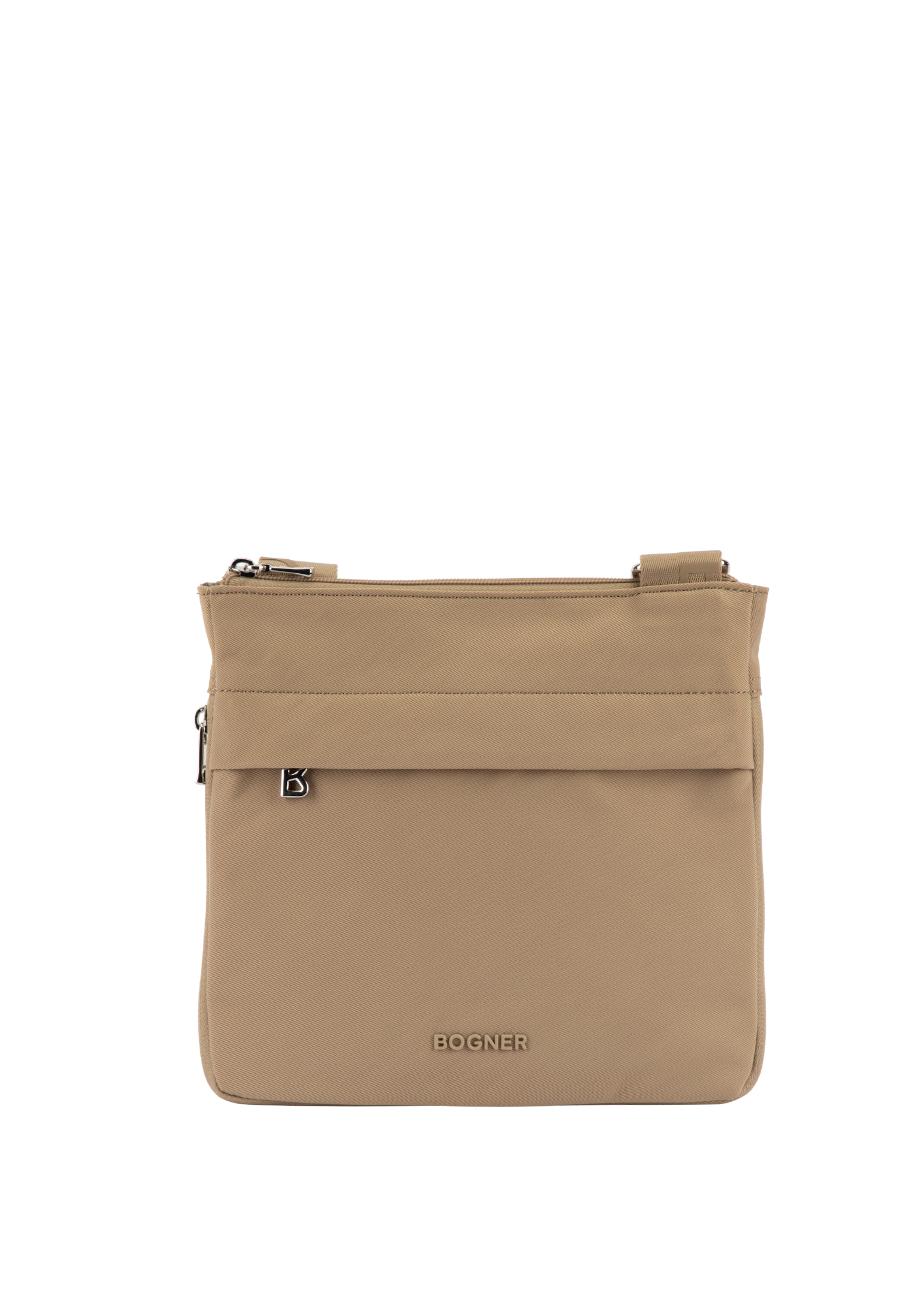 BOGNER Handtasche 'Maxon Serena MVZ' in Grau: Vorderseite