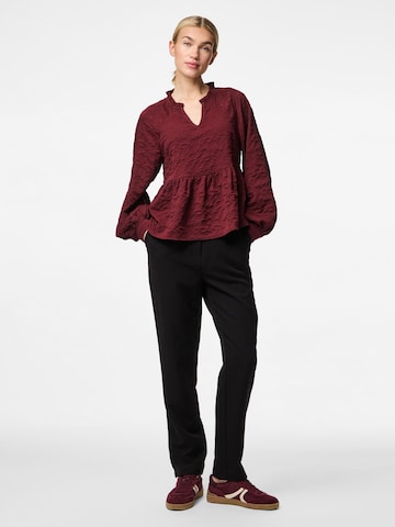 PIECES Blouse 'NALANI' in Red