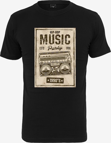 MT Men Shirt in Black: front