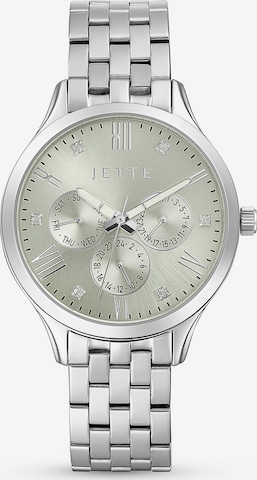 JETTE Analog Watch in Silver: front