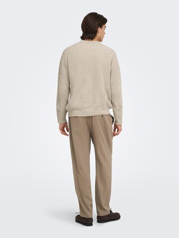 Only & Sons Sweater 'Join' in Beige