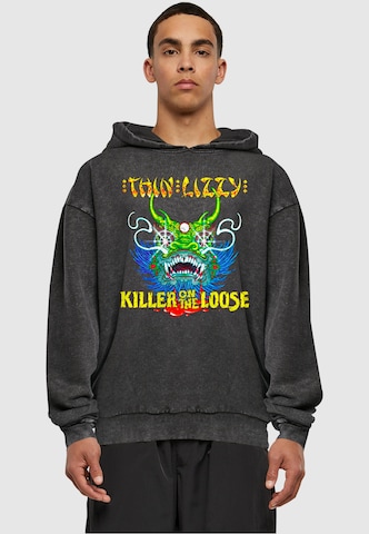 Merchcode Sweatshirt 'Thin Lizzy - Killer Cover' in Zwart: voorkant