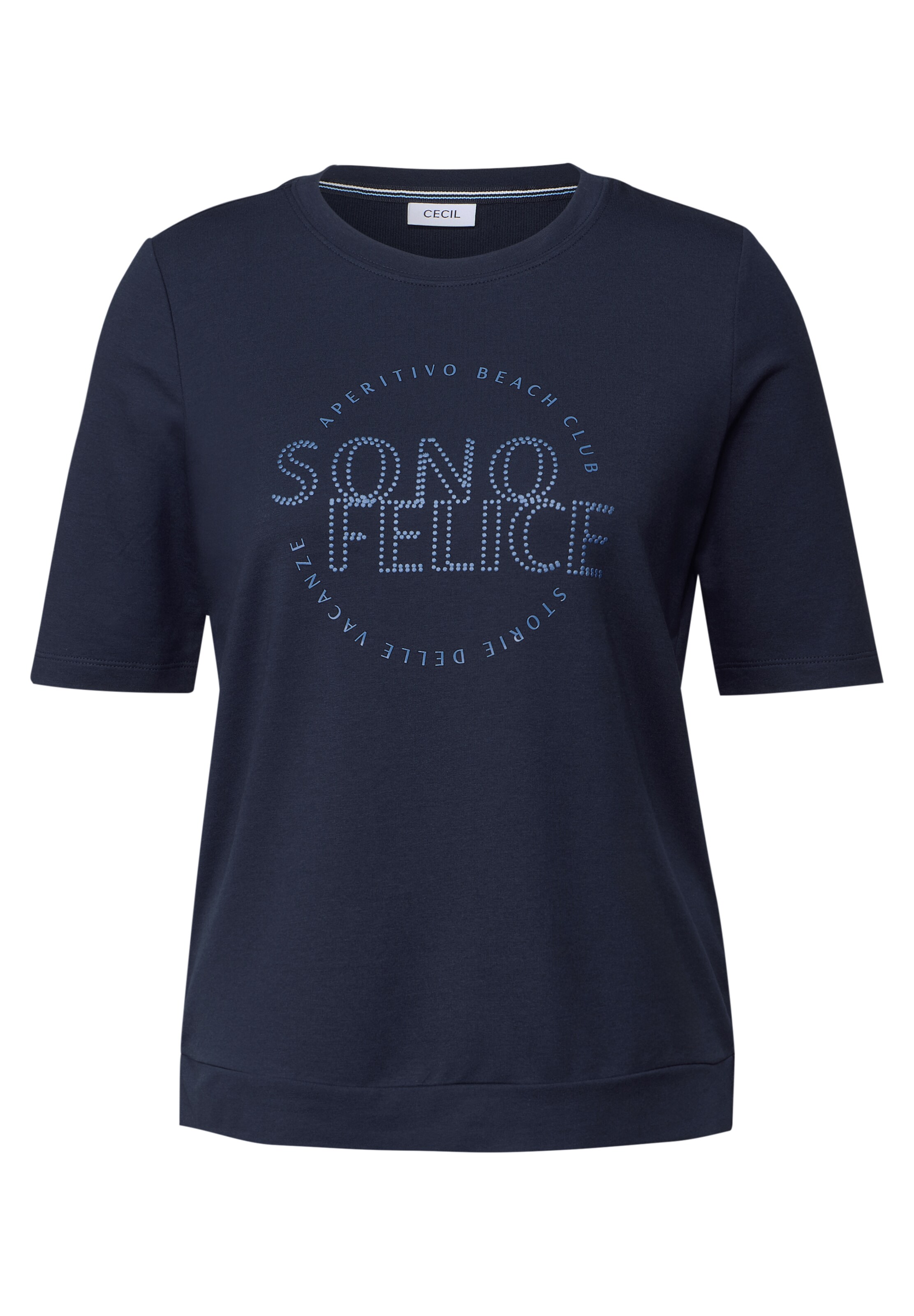 CECIL T-Shirt in Blau: Vorderseite