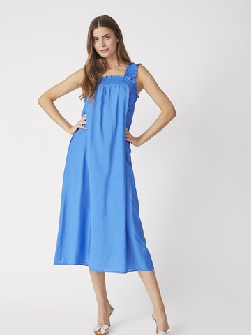 Robe co'couture en bleu