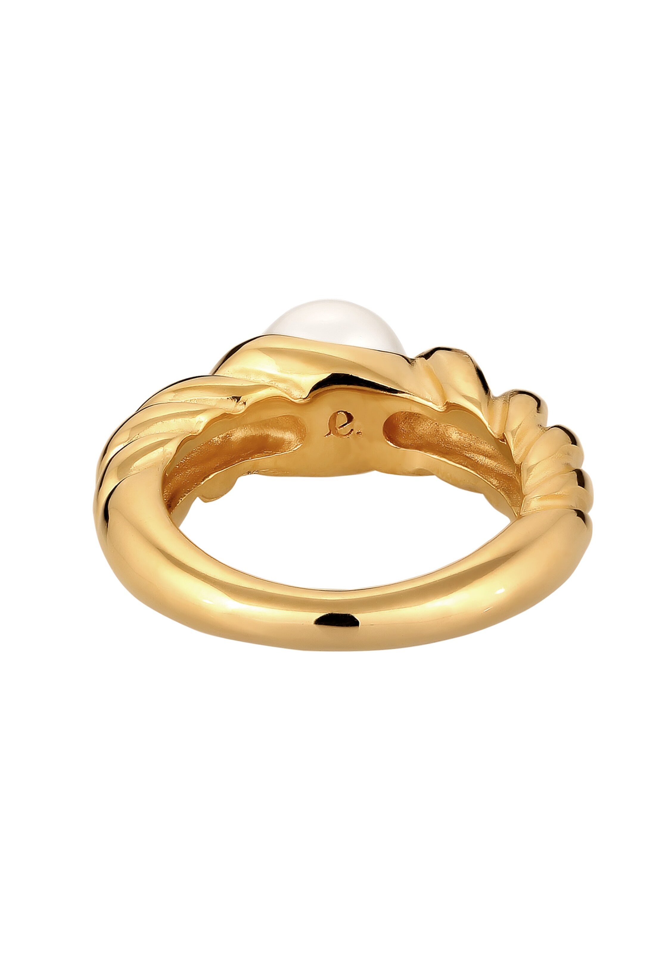 ELLI PREMIUM Ring 'Perle' in Goud