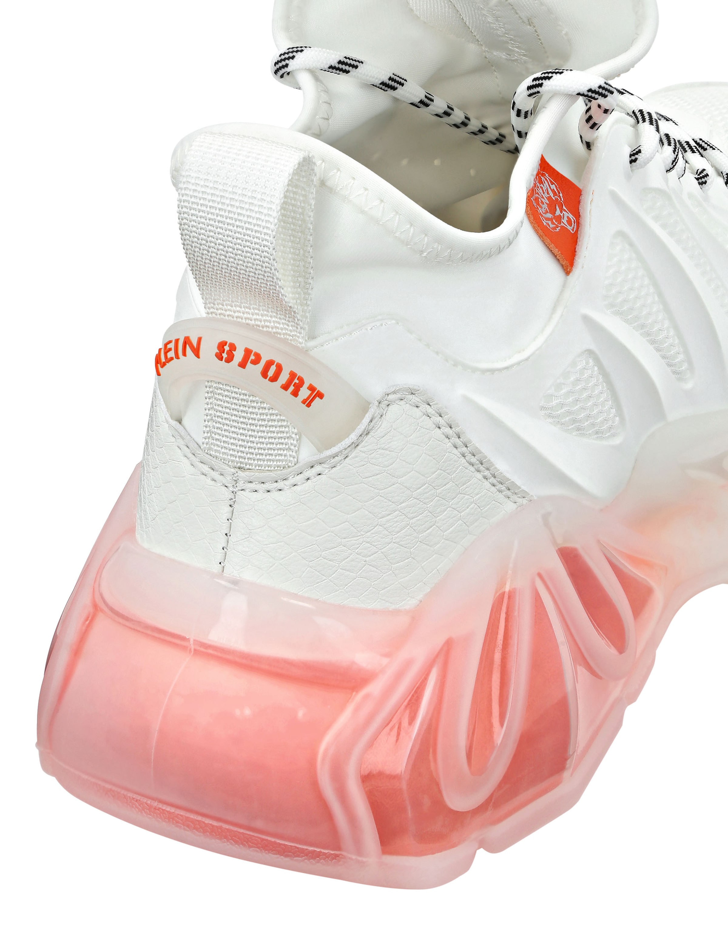 Sneaker bassa 'The Bubble Gen.x.02 Tiger' di Plein Sport in bianco
