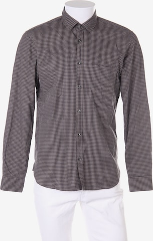 YVES Button Up Shirt in M in Brown: front