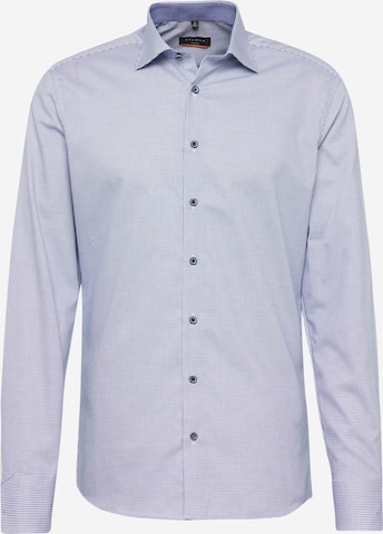 ETERNA - Ajuste estrecho Camisa de negocios en azul: frente