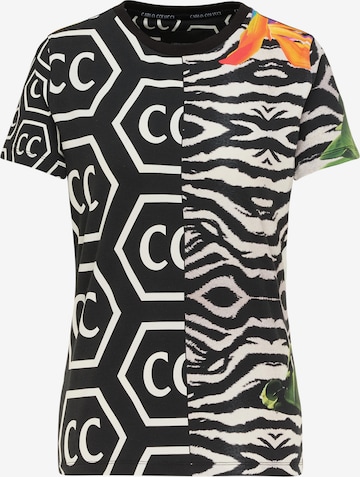 Carlo Colucci Shirt 'Ciriola' in Zwart: voorkant